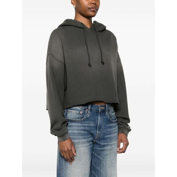 Golden Goose Women Cotton Cropped Hoodie